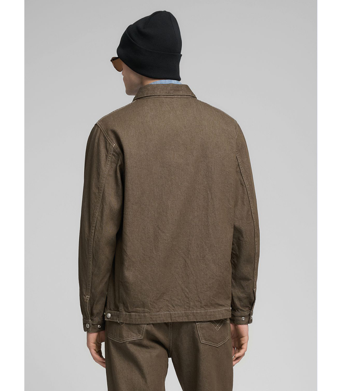 9ZERO1 11.5オンス リサイクルピュアコットンジャケット （セットアップデニム） 詳細画像 カーキ 3